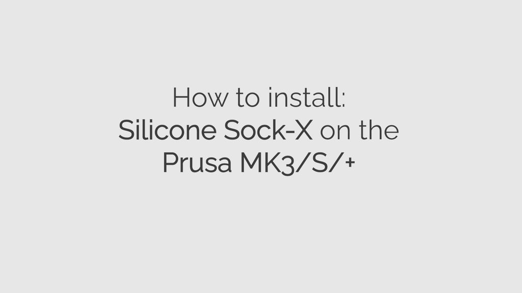 How to install the Silicone Sock-X on your MK3
